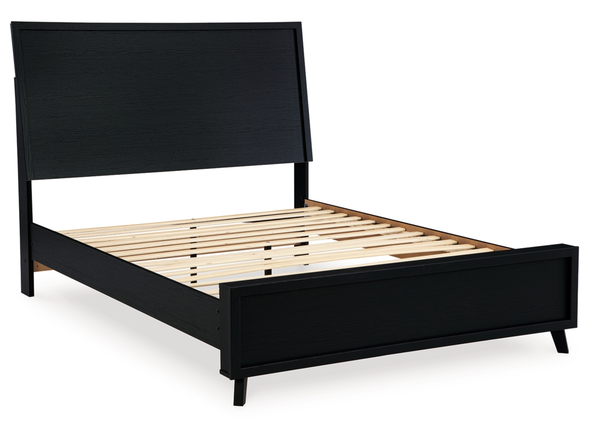 Danziar Panel Headboard - Black Danziar Panel Headboard - Black