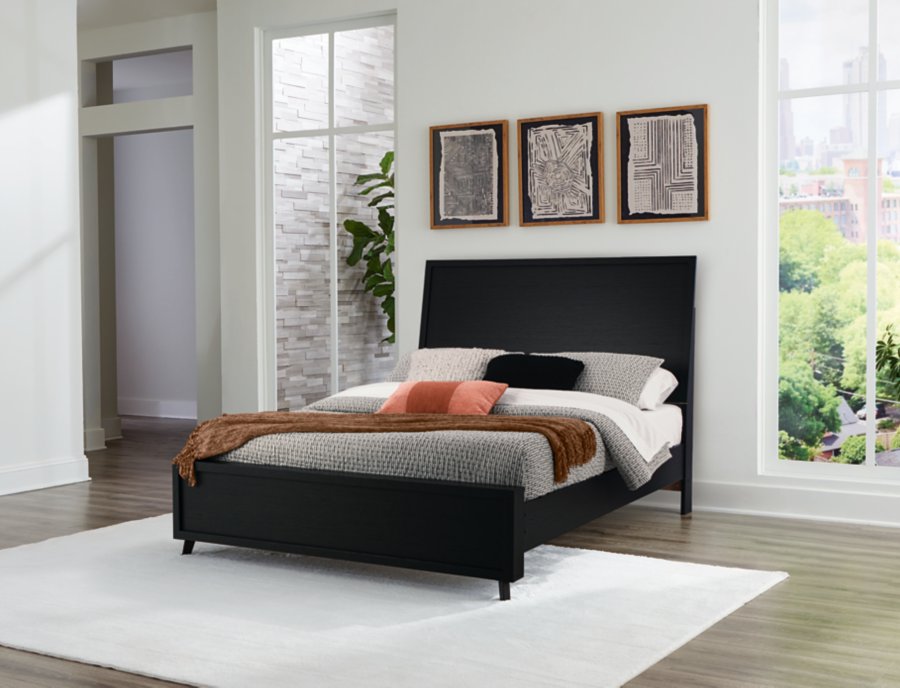 Cama de plataforma, tocador y espejo Danziar Queen - image 10