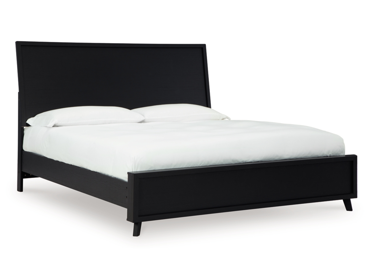 Danziar King Panel Bed with Framed Panel Footboard | Ashley