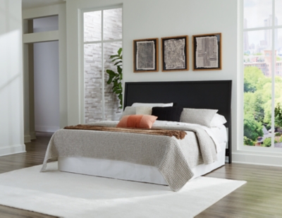 Danziar King Panel Headboard, Black, rollover