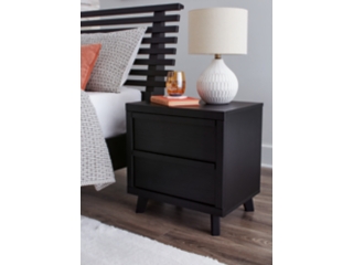 Danziar 22" 2 Drawer Charging Nightstand