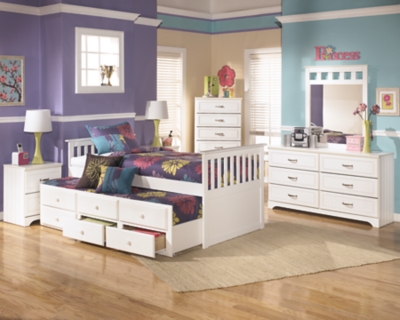 Lulu Twin Trundle Bed Ashley Furniture Homestore