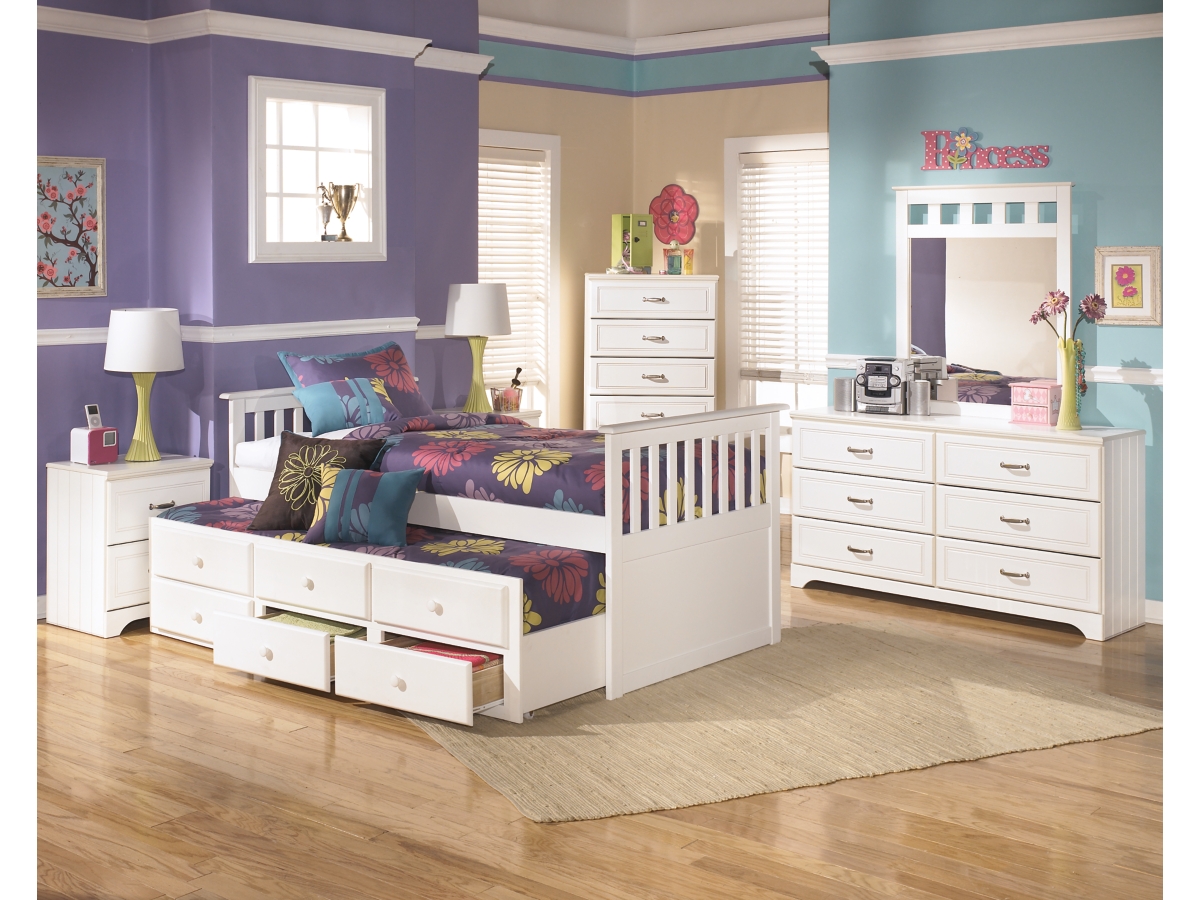 Lulu loft store bed with storage