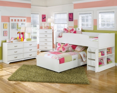 Ashley lulu twin loft deals storage bed