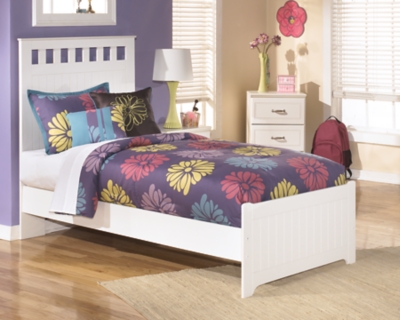 ashley white twin bed