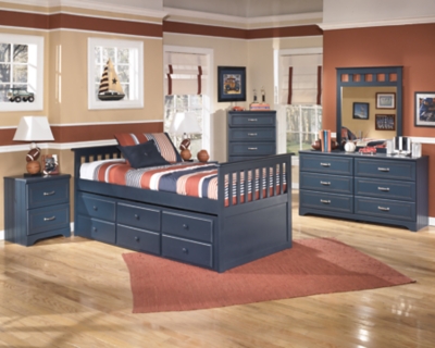 Leo Twin Trundle Bed | Ashley Furniture HomeStore