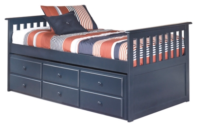 Twin bed with outlet trundle ashley furniture