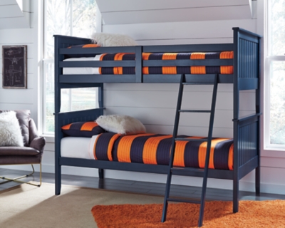 Leo 3 Piece Twin Over Twin Bunk Bed Ashley Furniture Homestore