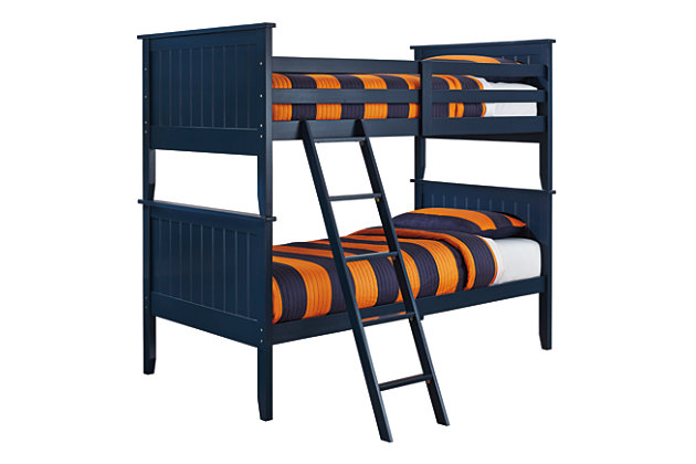 Leo 3 Piece Twin Over Twin Bunk Bed Ashley Furniture Homestore