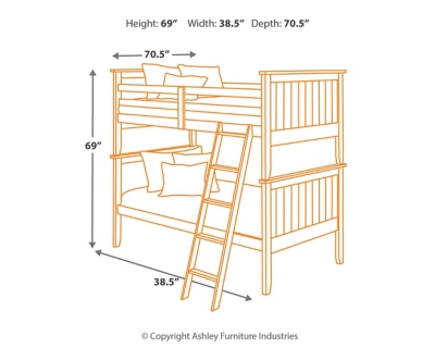 ashley furniture bunk bed mattress