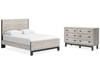 Vessalli Queen Panel Bed with Dresser