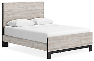 Vessalli Queen Panel Bed, Gray, large