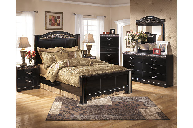 constellations king poster bed | ashley furniture homestore