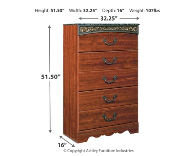 Fairbrooks Estate Chest Of Drawers Ashley Furniture Homestore