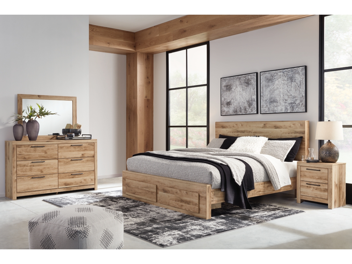 hanabiページ② Hyanna Twin Panel Bed with 4 Storage Drawers | Ashley