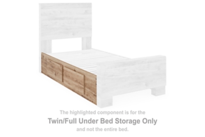 Hyanna Twin Panel Bed with 1 Side Storage image 10