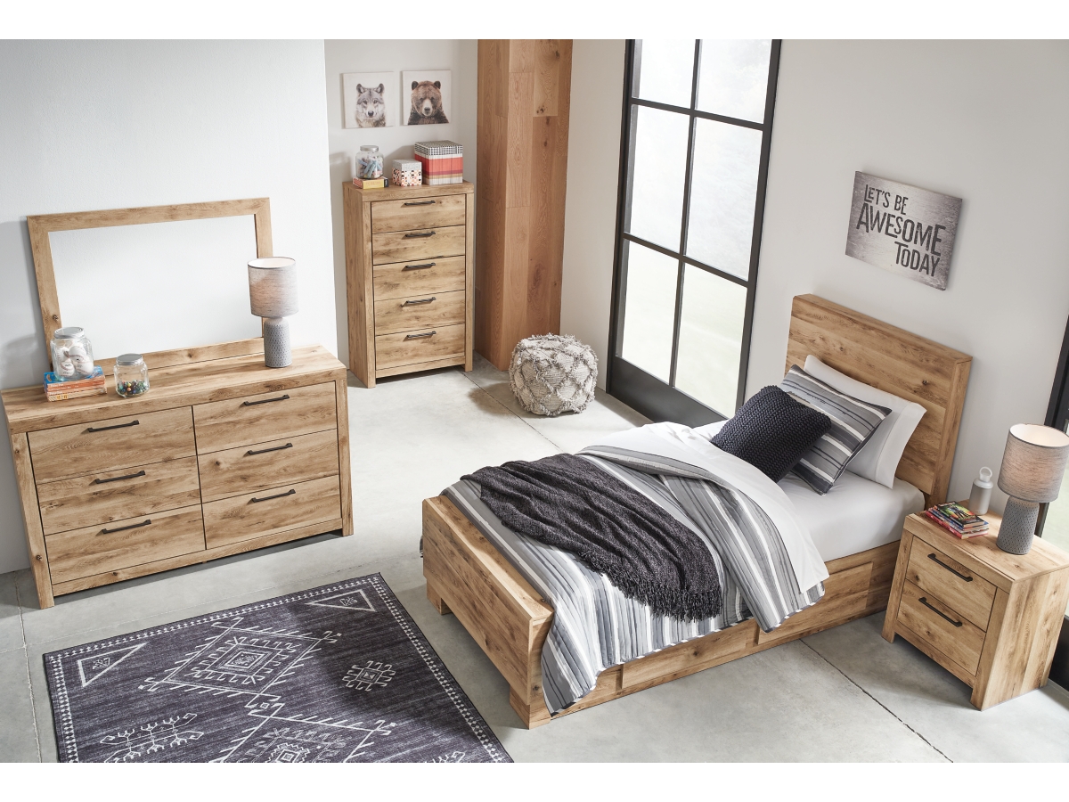 hanabiページ② Hyanna Twin Panel Bed with 4 Storage Drawers | Ashley