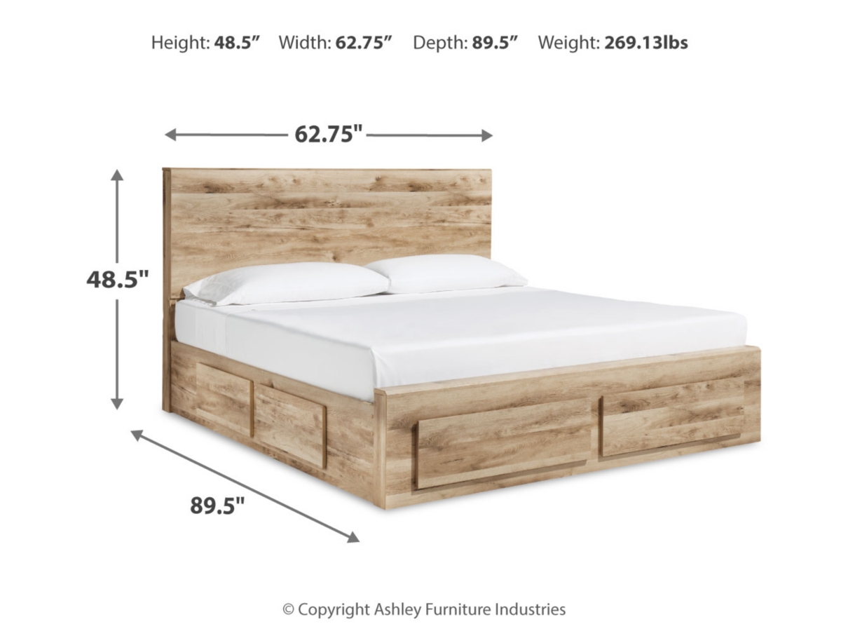 Hyanna Queen Storage Bed - Tan Brown Hyanna Queen Storage Bed - Tan Brown