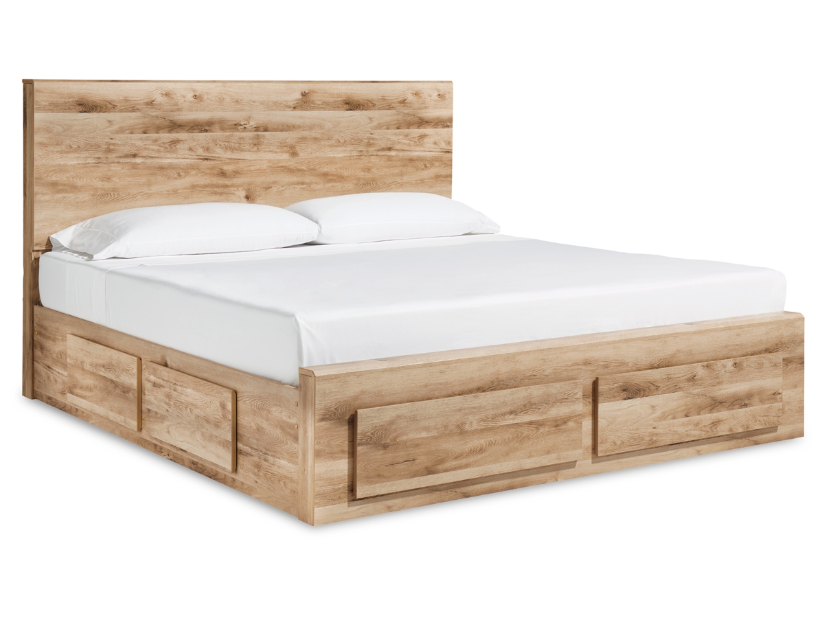 Hyanna King Storage Bed - Tan Brown Hyanna King Storage Bed - Tan Brown