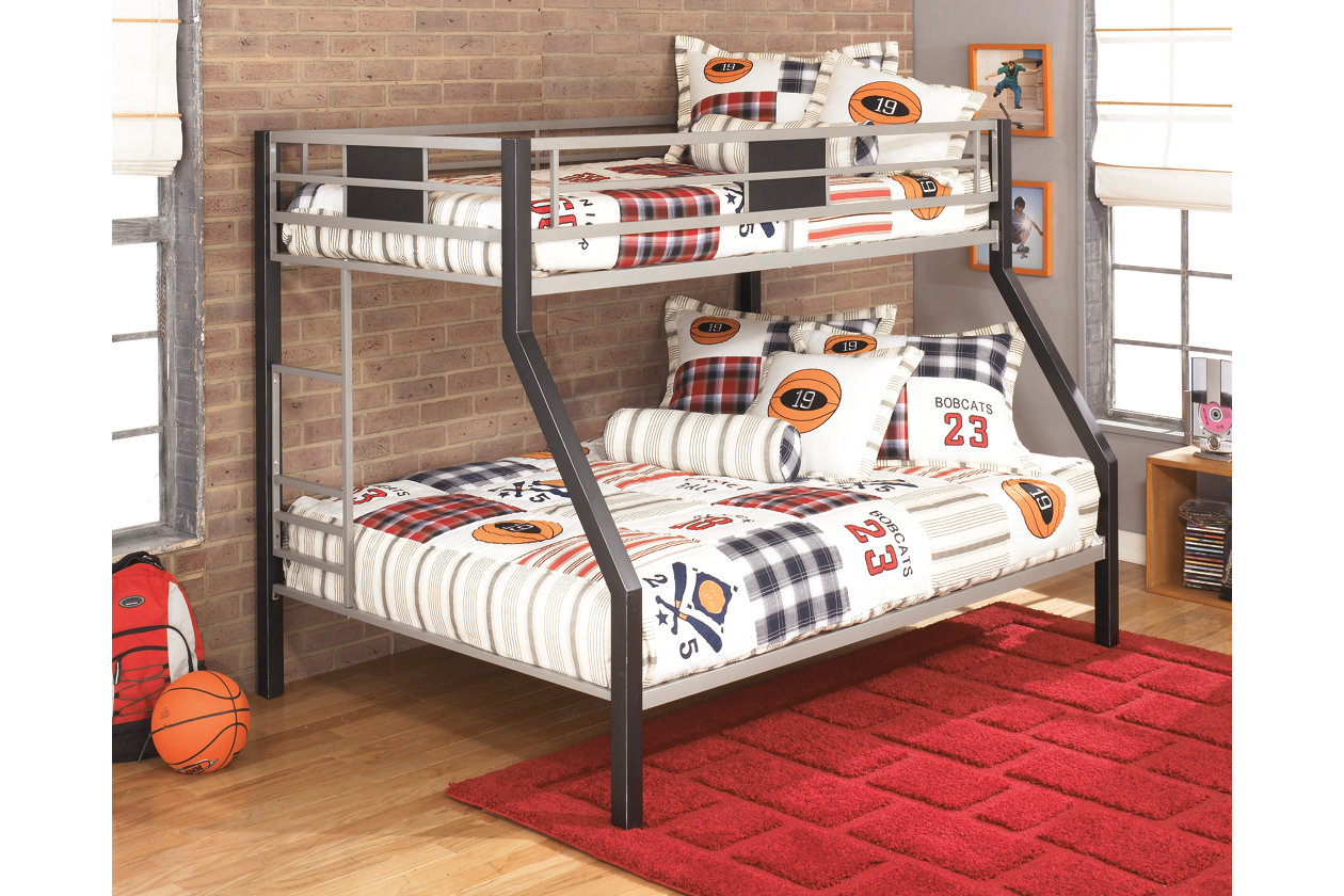 Dinsmore Twin Over Full Bunk Bed, L Shaped Triple Bunk Bed Twin Over Full Size Bedsheets