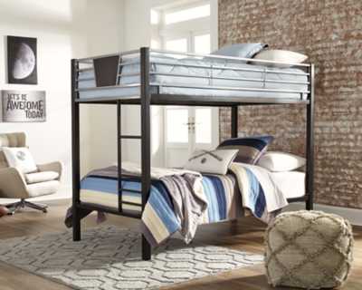 Dinsmore Twin over Twin Bunk Bed with Ladder, , large