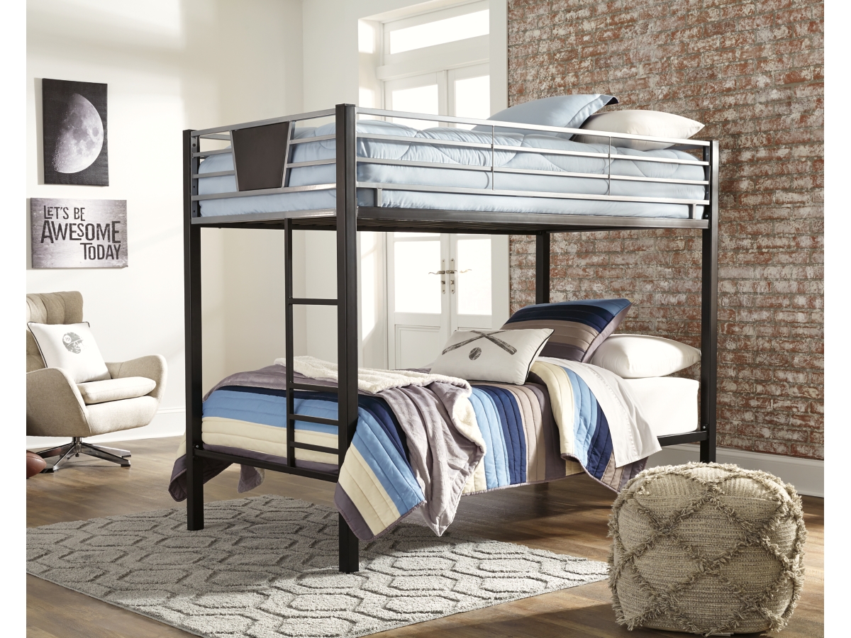 Ashley furniture bunk bed on sale mattress