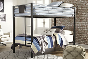 Dinsmore Twin over Twin Bunk Bed with Ladder, , rollover