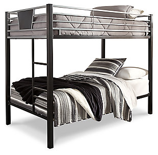 Dinsmore Twin over Twin Bunk Bed with Ladder, , large