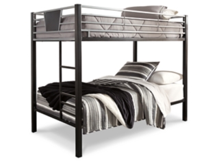 Dinsmore Twin Over Twin Bunk Bed with Ladder