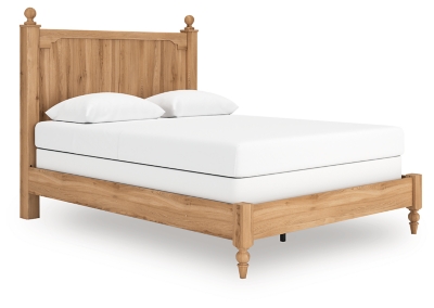 Galletyn Queen Panel Bed, Warm Brown, large