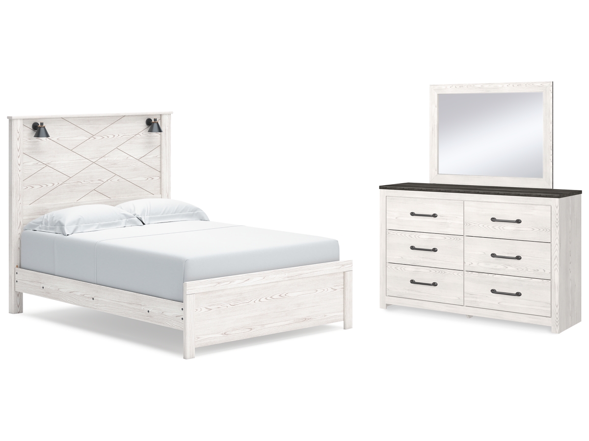Gerridan Dresser - White/Gray Gerridan Dresser - White/Gray
