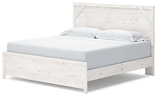 Gerridan King Panel Bed, White/Gray, rollover