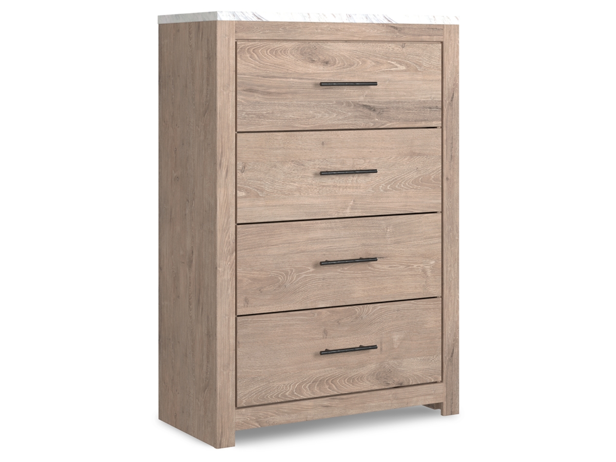 Senniberg Chest - Light Brown/White Senniberg Chest - Light Brown/White