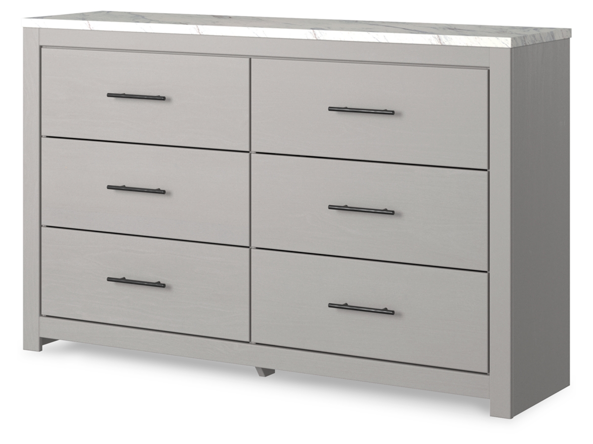 Cottonburg Dresser - Light Gray/White