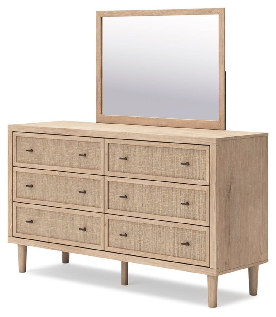 Cama doble, cómoda y espejo Cielden - image 8