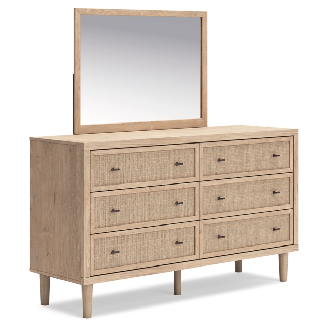 Cielden 6 Drawer Dresser and Mirror