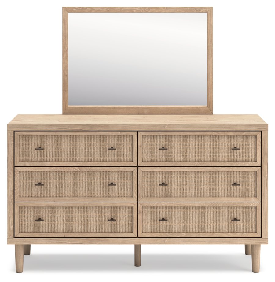 Cama doble, cómoda y espejo Cielden - image 2