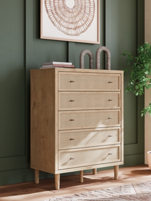 B1199-345 Cielden 5 Drawer Chest of Drawers, Two-tone sku B1199-345