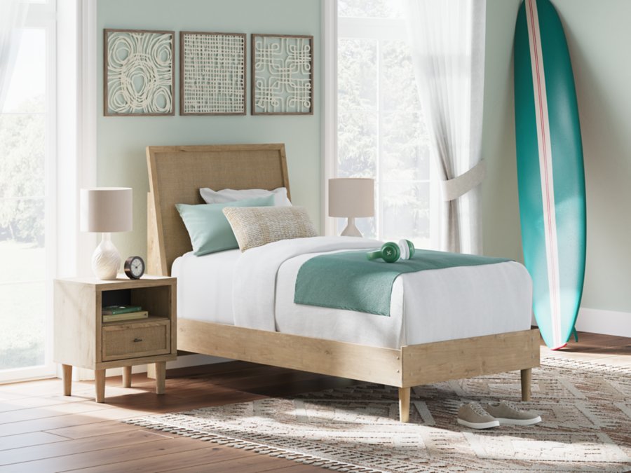 Cama doble, cómoda y espejo Cielden - image 16