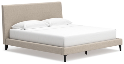 Cielden King Upholstered Bed With Roll Slats | Ashley