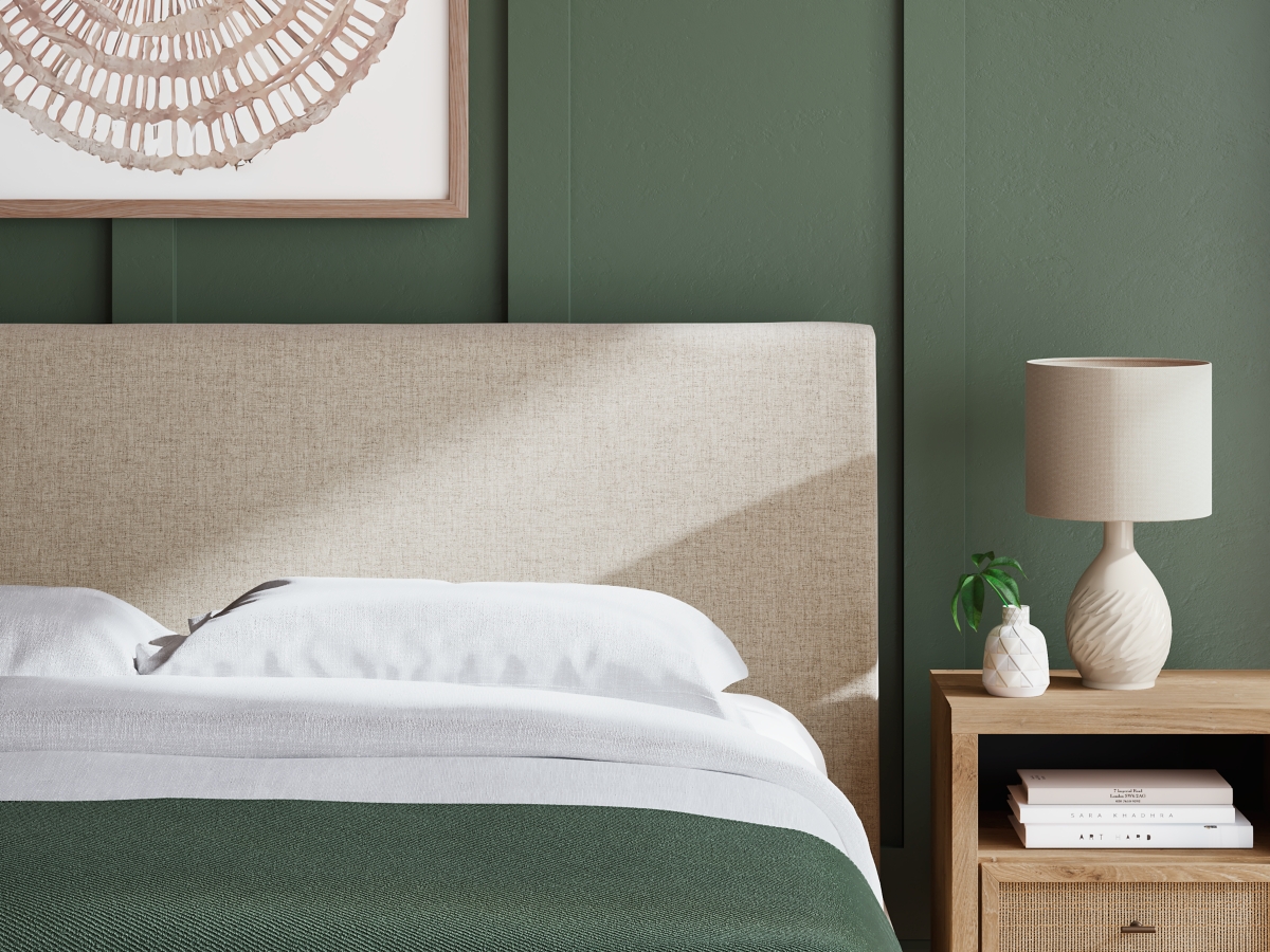 Cielden King Upholstered Bed with Roll Slats | Ashley Cielden King Upholstered Bed with Roll Slats | Ashley