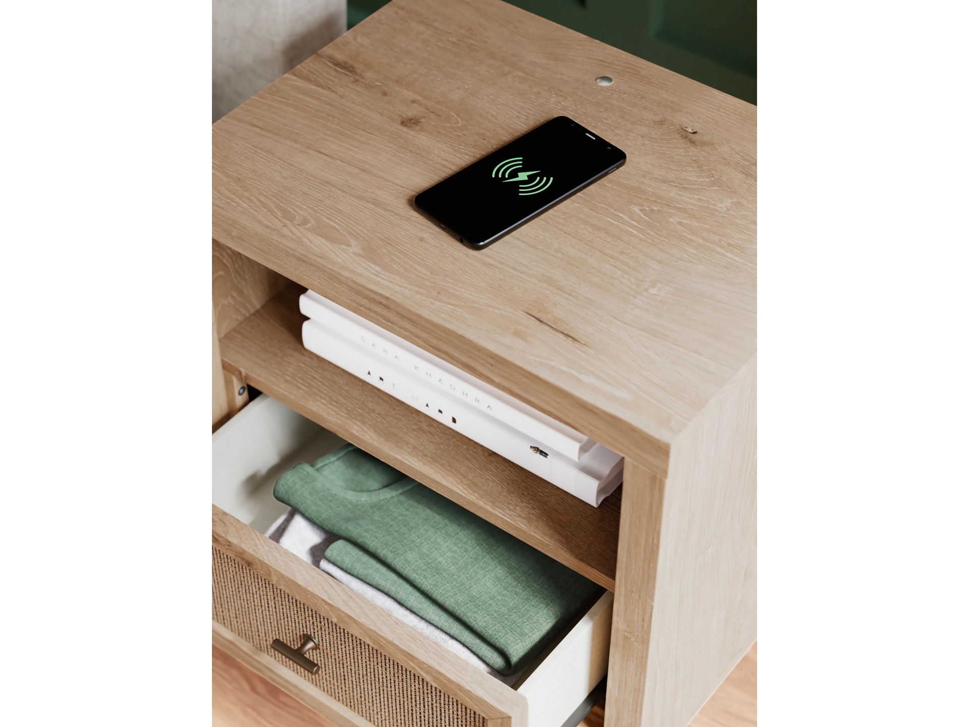 Image 3 of Cielden  Panel Bed group Two-tone 