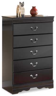 Huey Vineyard Chest of Drawers, Black, large