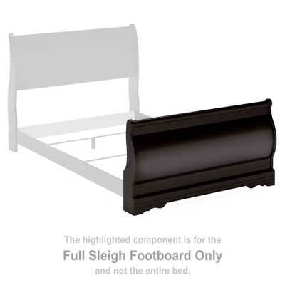 Huey Vineyard Full Sleigh Bed image 8