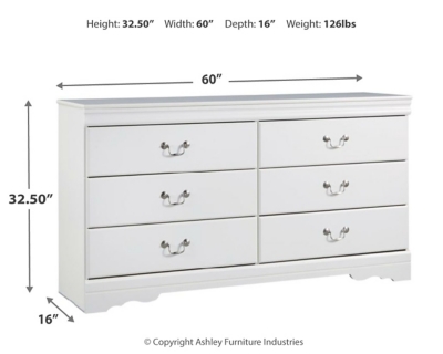 Anarasia 6 Drawer Dresser | Ashley