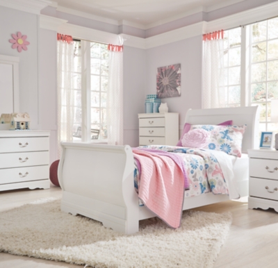 ashley furniture girl twin bed