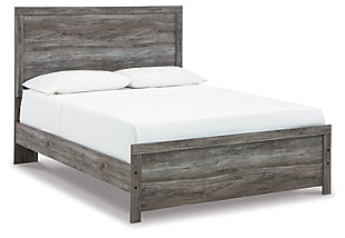 Bronyan Queen Panel Bed, Dark Gray, large