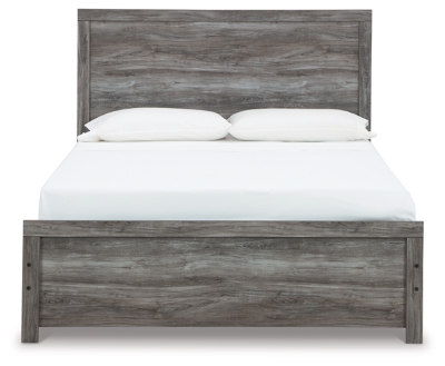 Bronyan Queen Panel Bed with Mirrored Dresser and Nightstand - Thumbnail 2