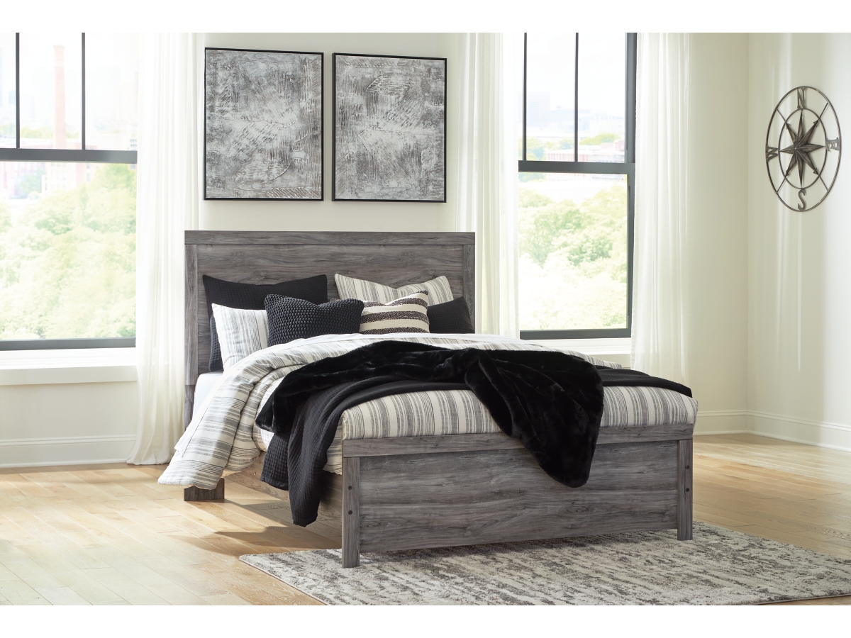 Bronyan Queen Panel Bed - Dark Gray Bronyan Queen Panel Bed - Dark Gray