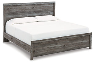 Bronyan King Panel Bed, Dark Gray, large